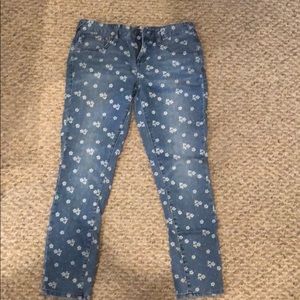 Free People floral jeans